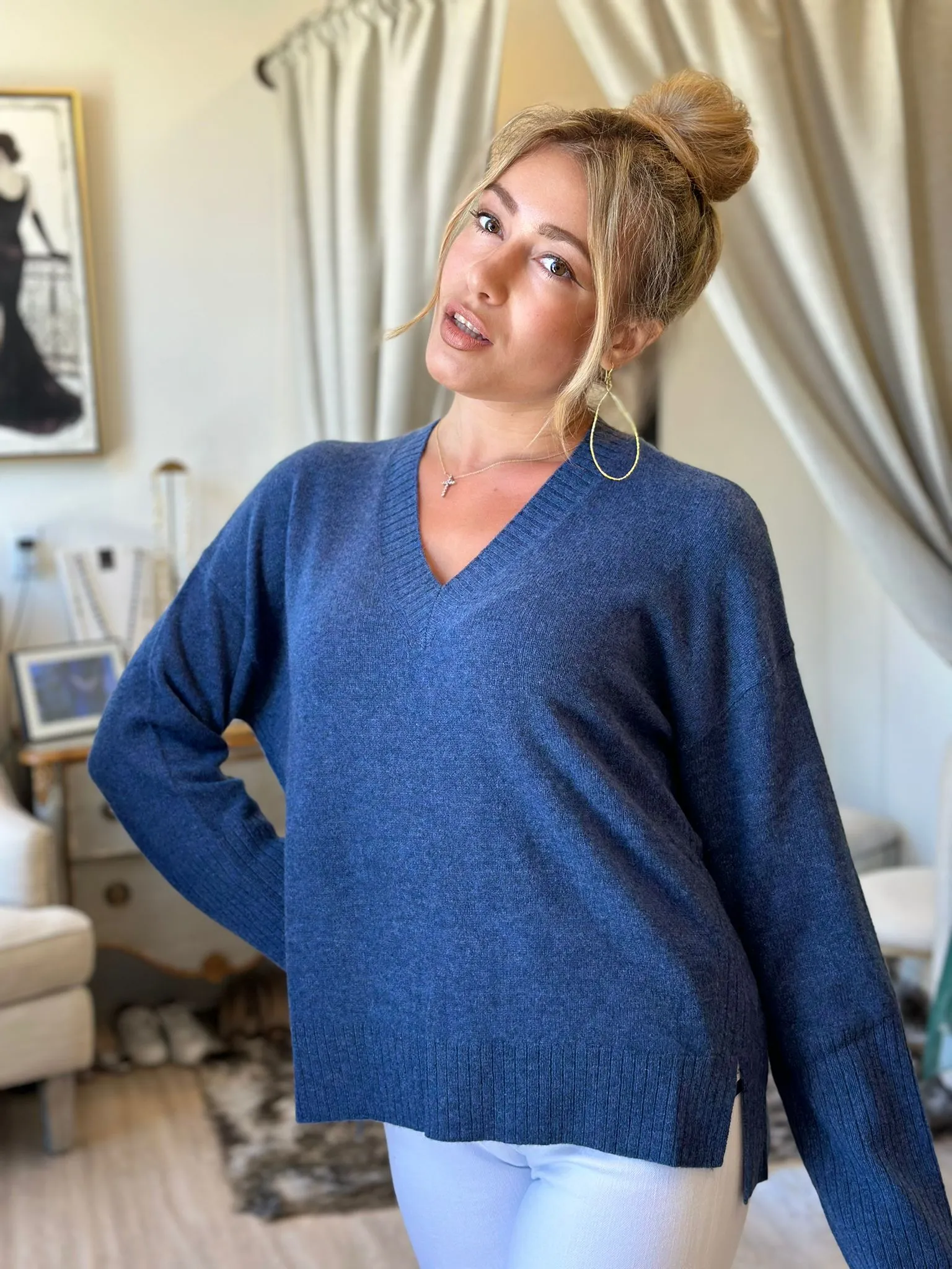 Alashan Cashmere Devin West Palm Pull Over