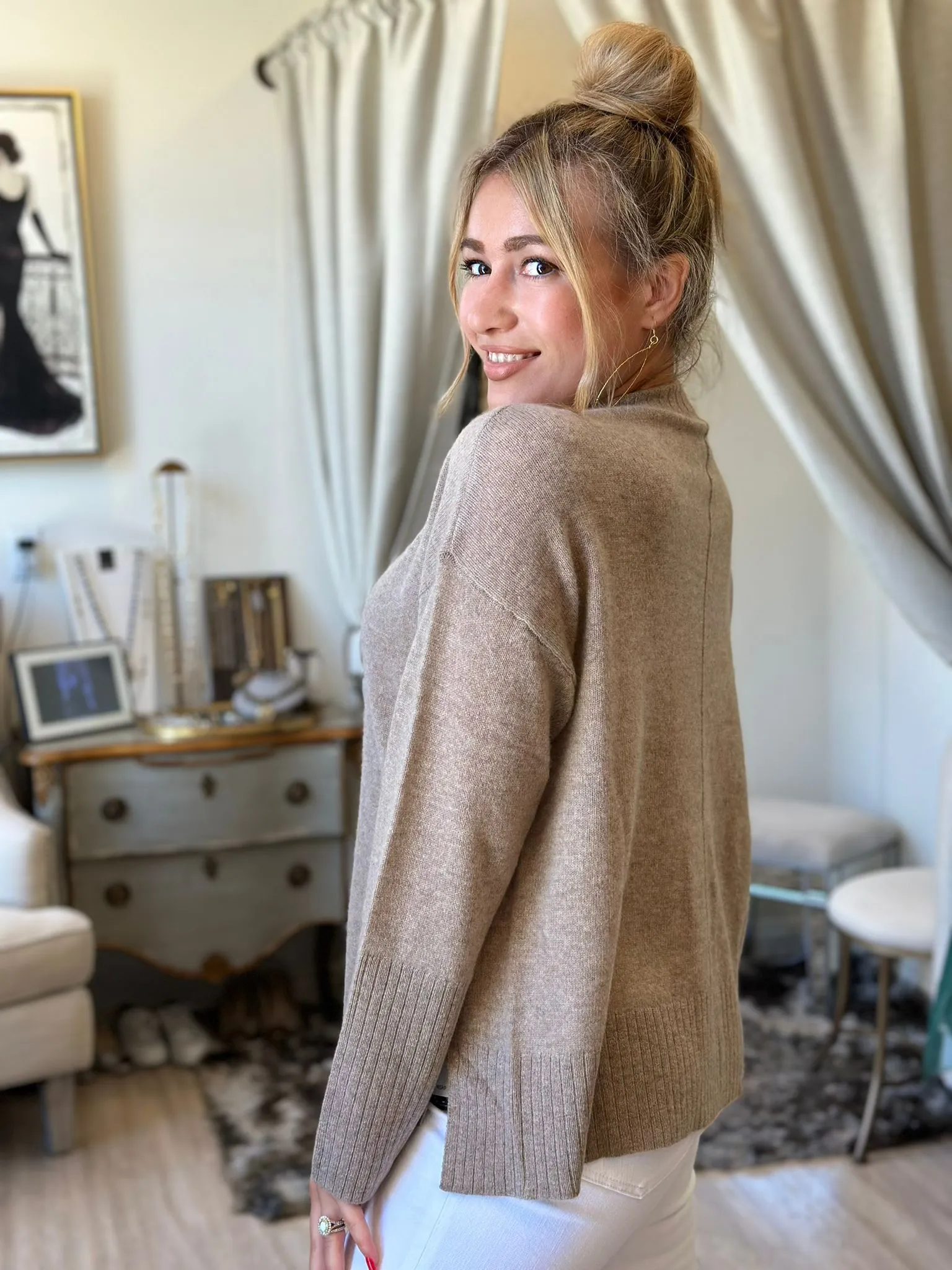 Alashan Cashmere Devin West Palm Pull Over