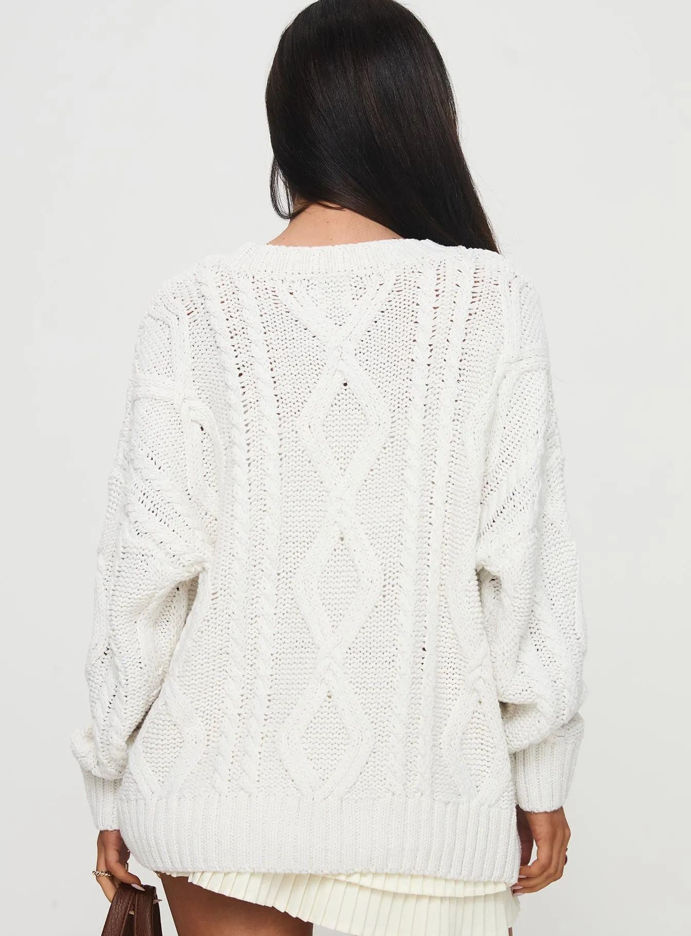 Anaya Oversized Sweater White