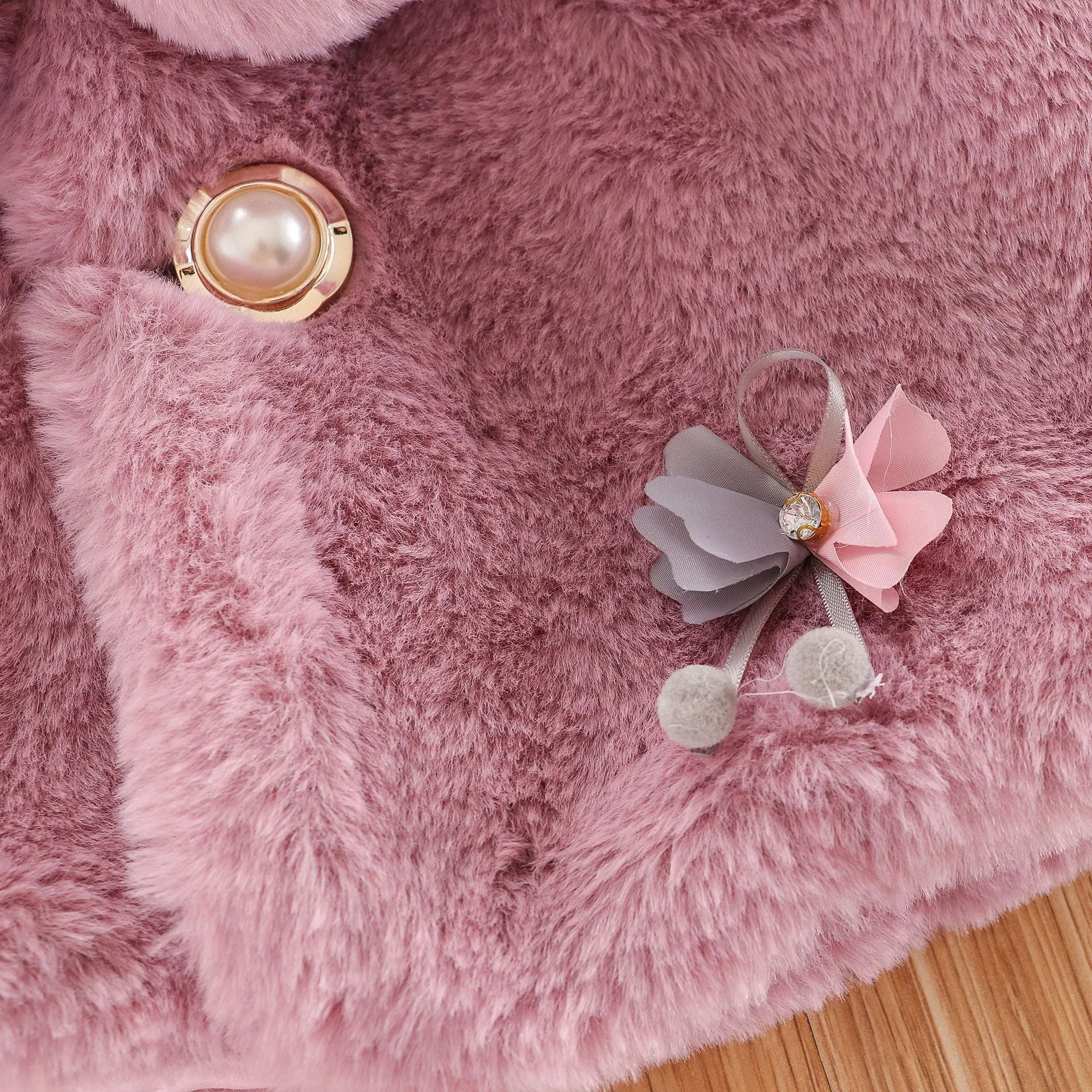 Baby Girl Winter Fur Jacket