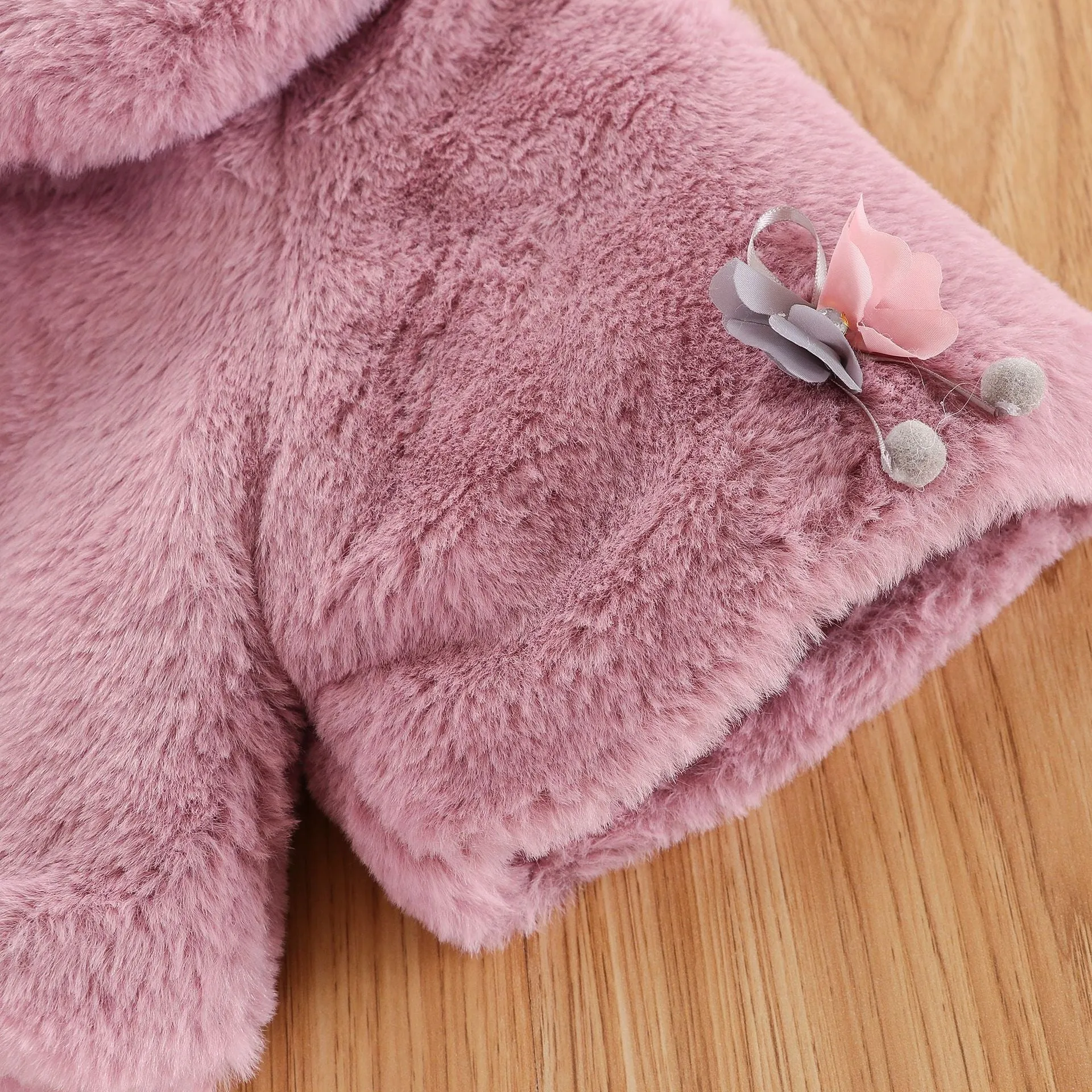 Baby Girl Winter Fur Jacket