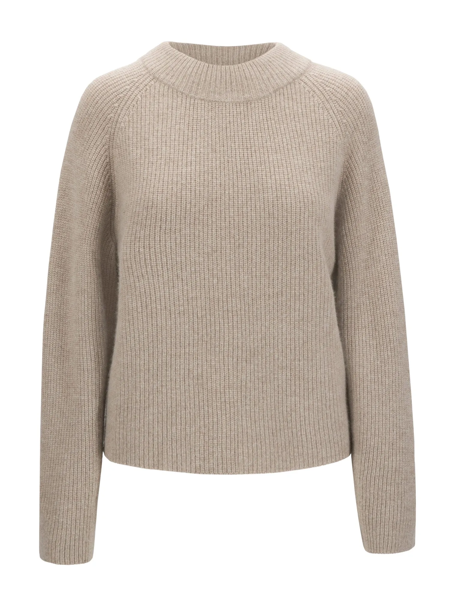 Cashmere sweater "Idun" - toast