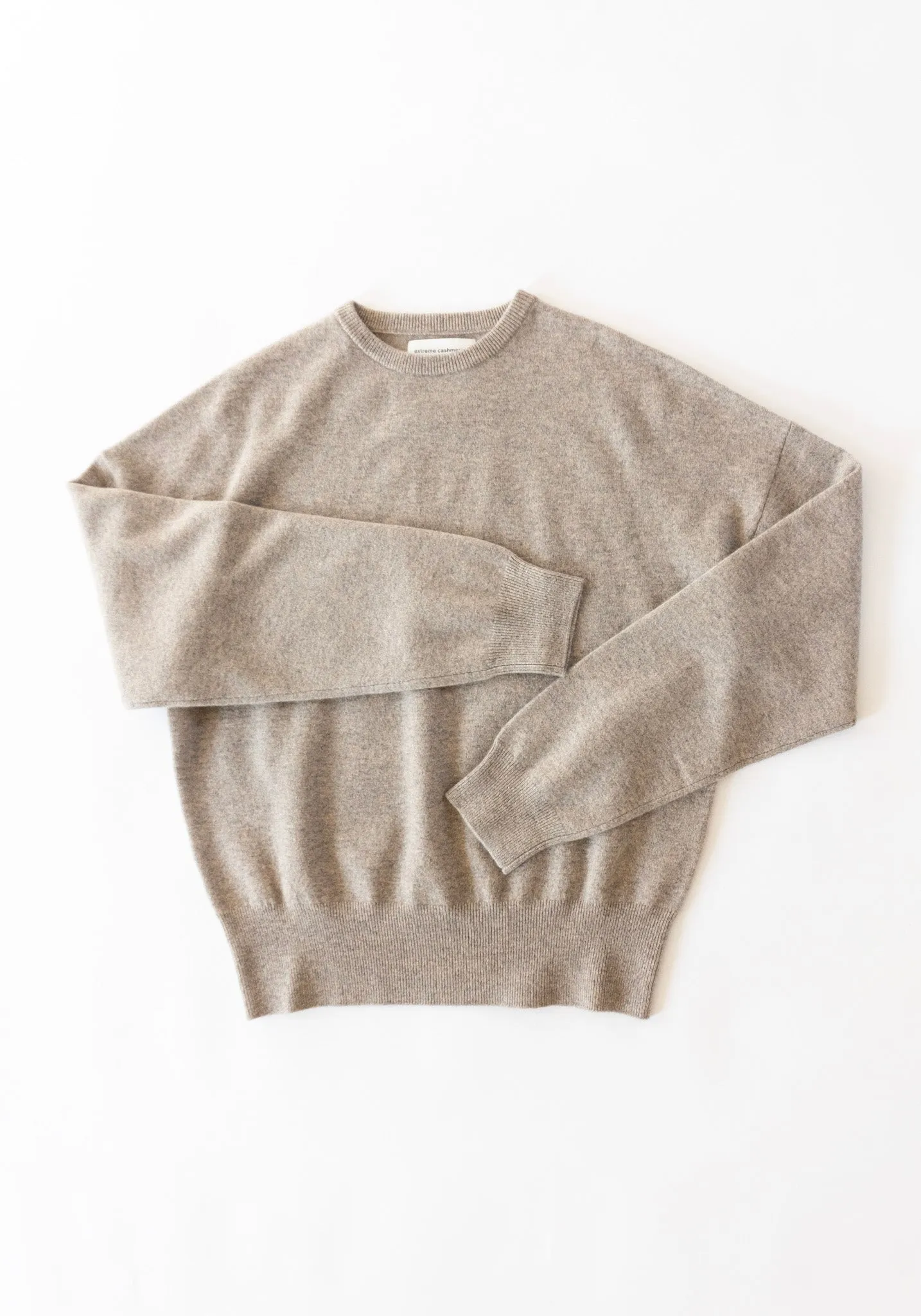 Cashmere Tes Sweater in Moss