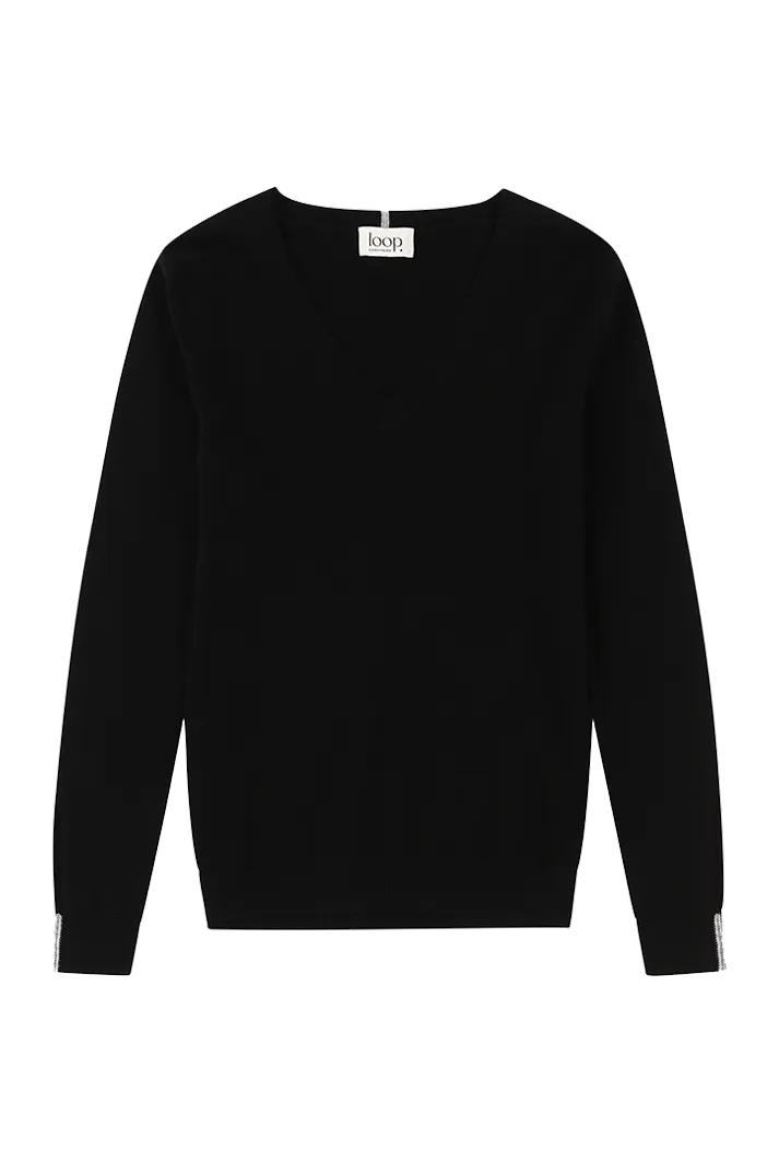 Cashmere V-neck Sweater