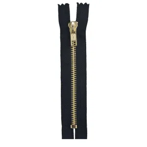 Coats & Clark Fashion Metal Separating Brass Zippers