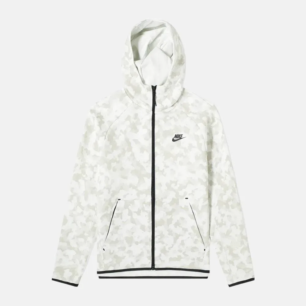 Nike Tech Fleece Hoodie - Summit White Camo (2nd Gen - Old Season)