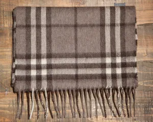 Pure Yak Wool Scarf - Checked