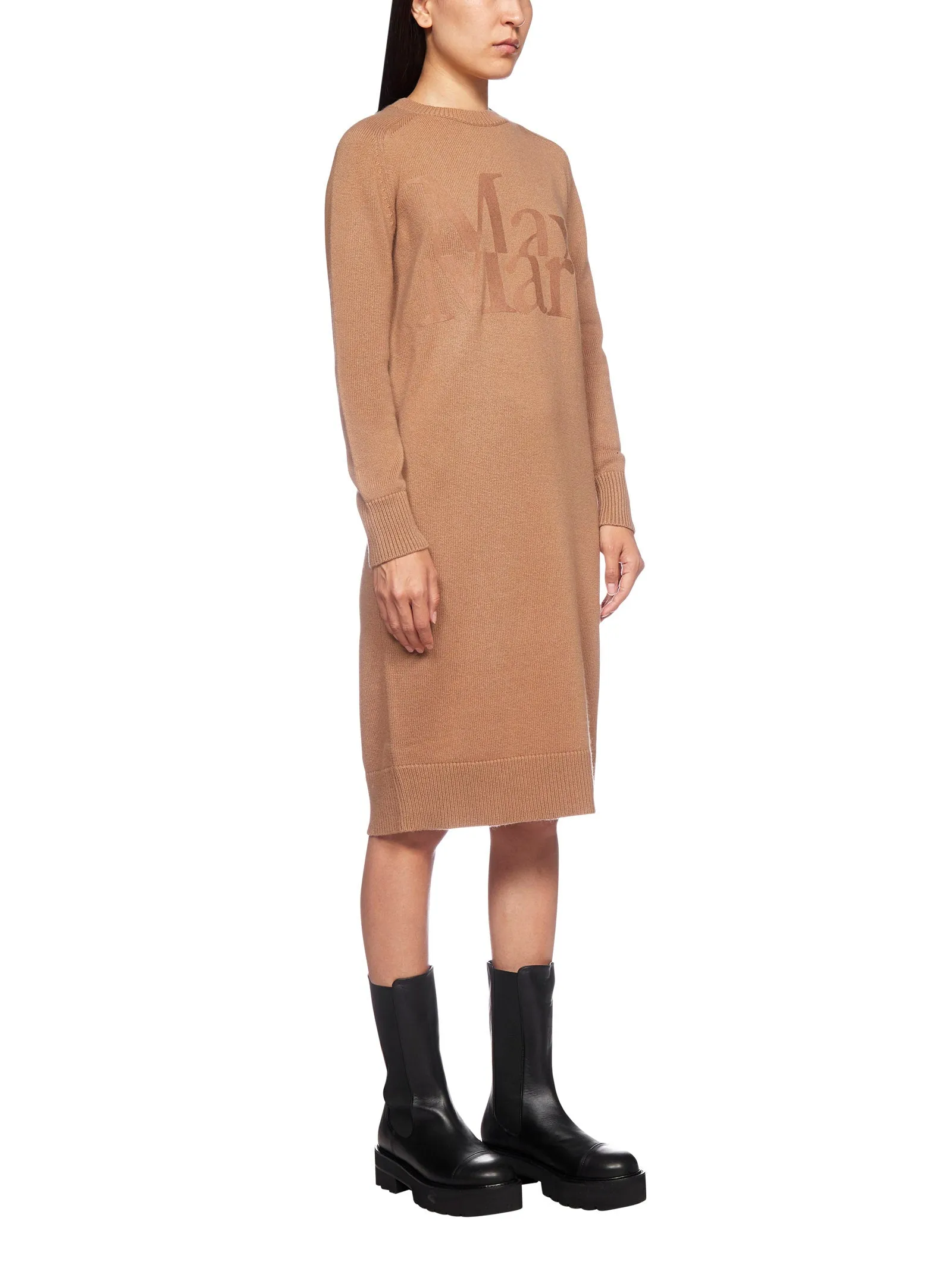 'S Max Mara Logo Intarsia Dress