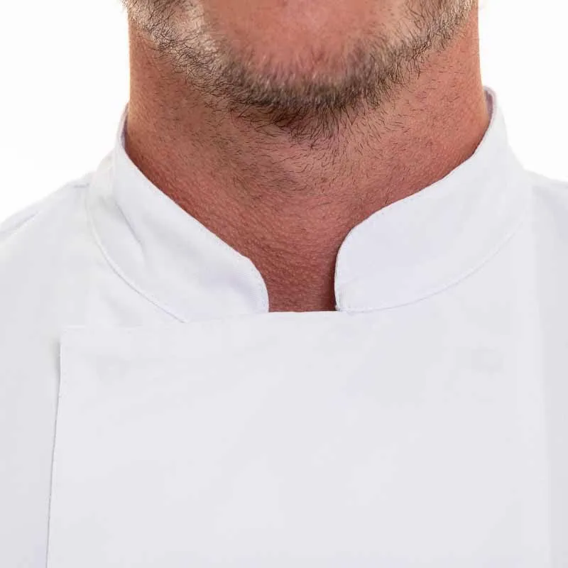 Short Sleeve White Kitchen Coat - ENERGY- ROBUR