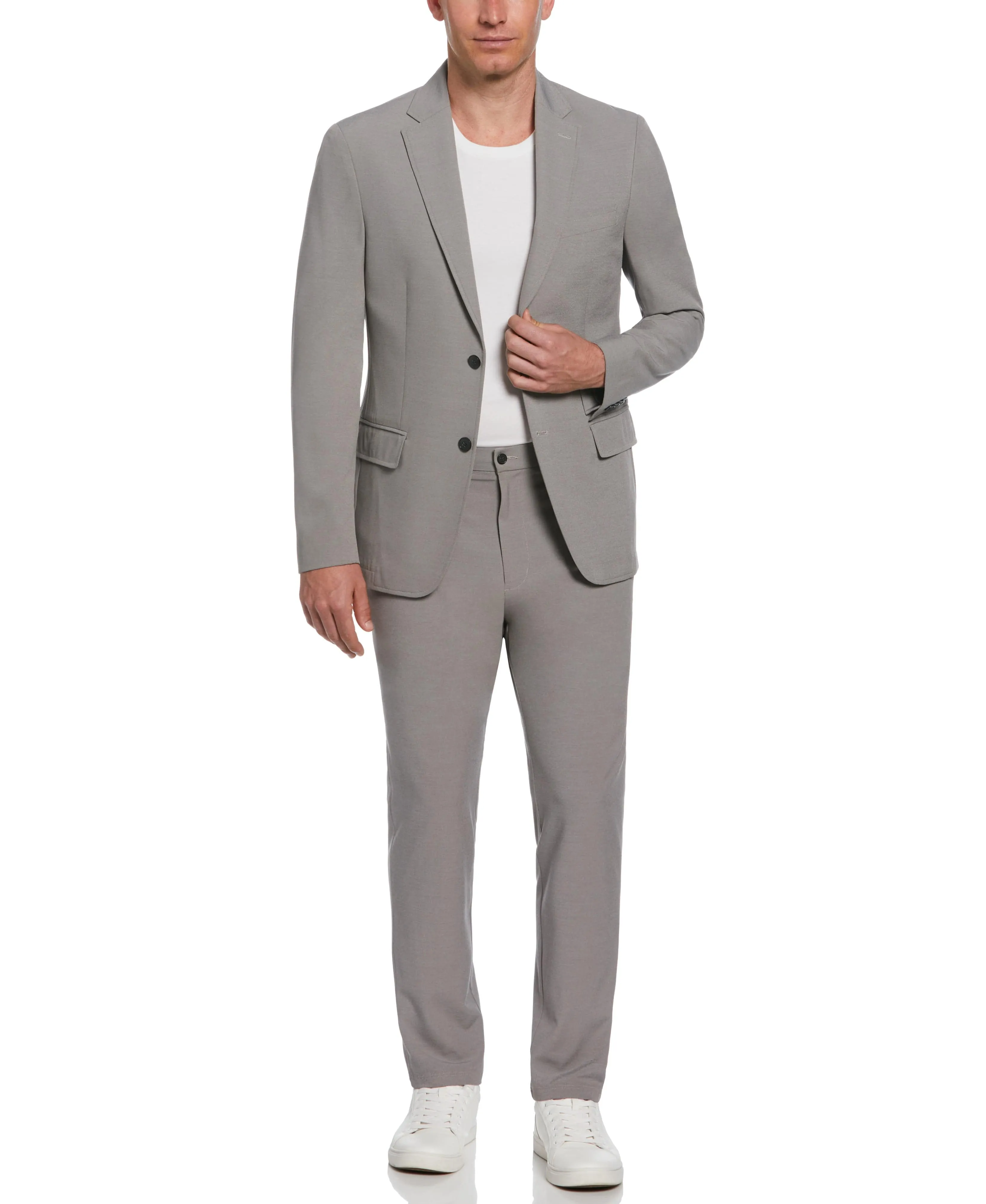 Slim Fit Grey Tech Suit