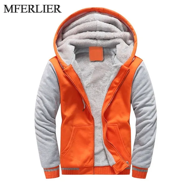 Up to 7XL Winter Warm Hoodies for Men