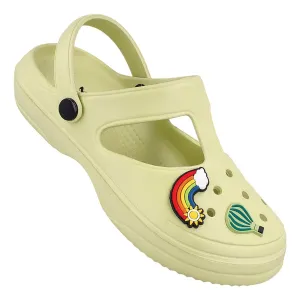 Walkaroo Womens Clogs  - WC8912 Pista Green